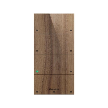 Grenton PANEL DOTYKOWY 8 PÓL ciemne drewno - TPA-608-T-01